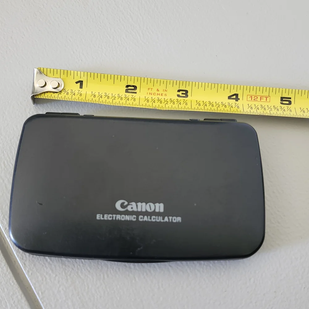 Canon LS-555H Solar & Battery Compact Folding Calculator - Black